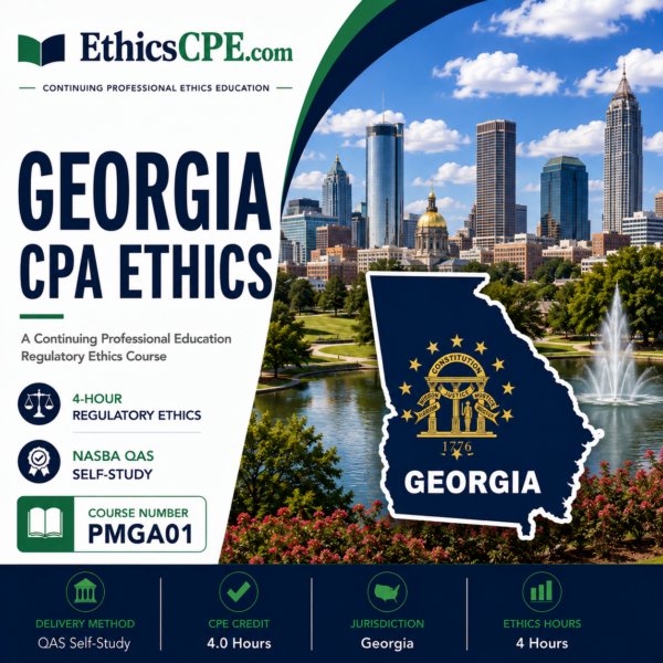 Ethics for Georgia CPAs – 4 Hours
